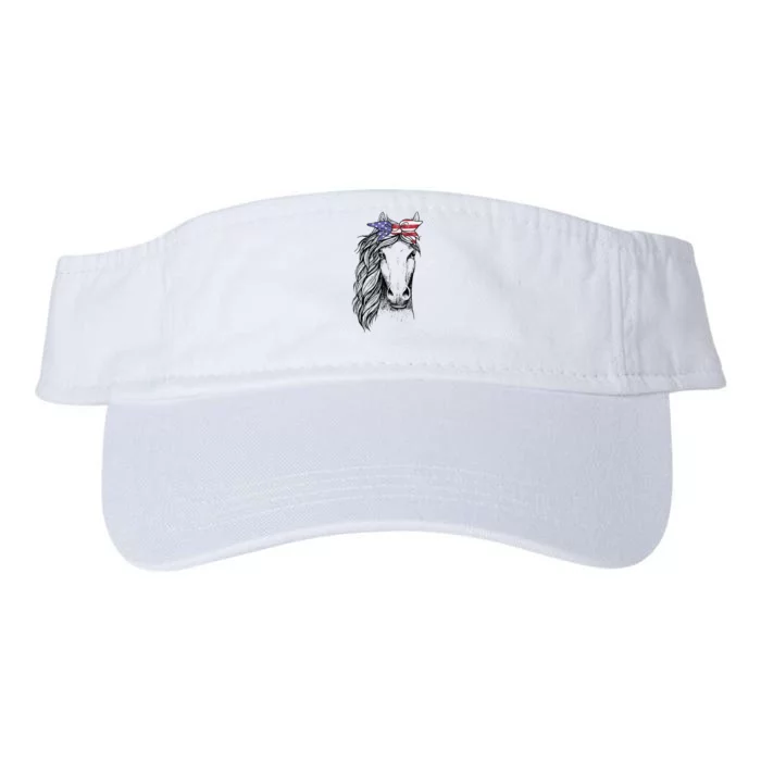 funny Horse Lovers Clothes with Bandana Valucap Bio-Washed Visor