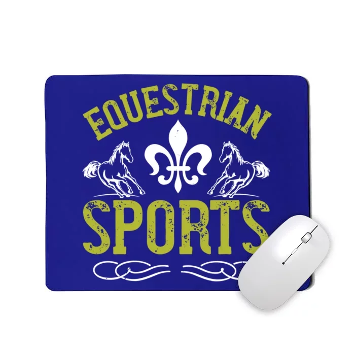 Funny Horse Lover Gift Equestrian Horseback Riding Ladies Gift Mousepad