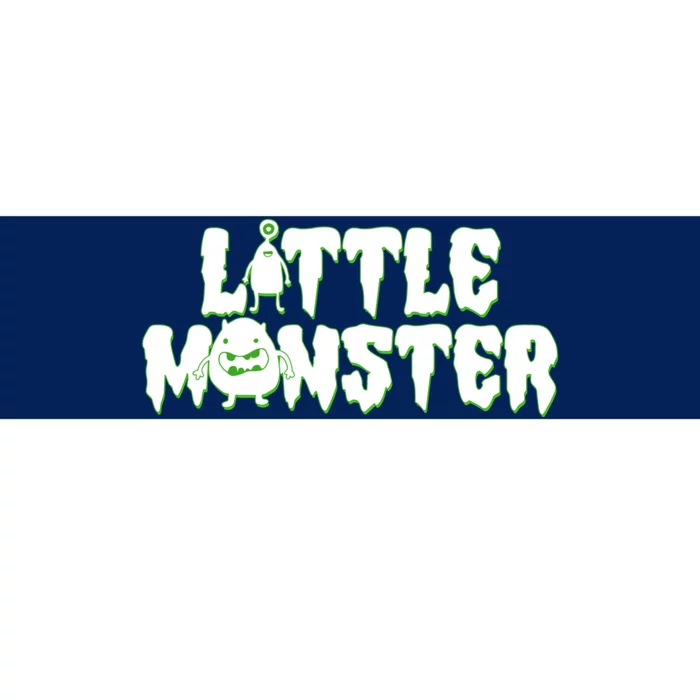 Funny Halloween Little Monster Bumper Sticker