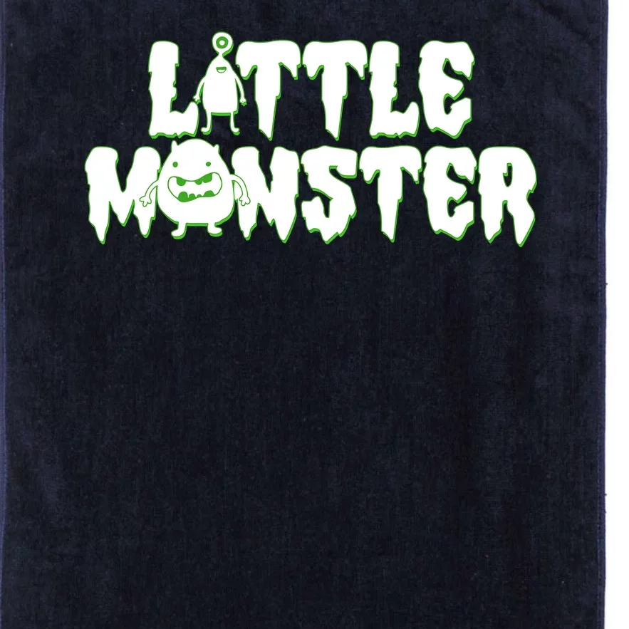 Funny Halloween Little Monster Platinum Collection Golf Towel