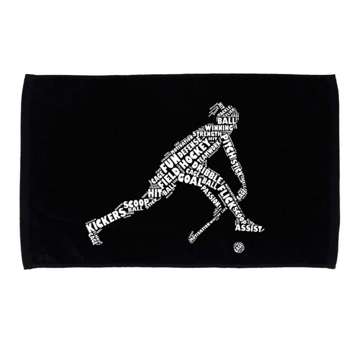 Field Hockey Love Field Hockey Player Microfiber Hand Towel