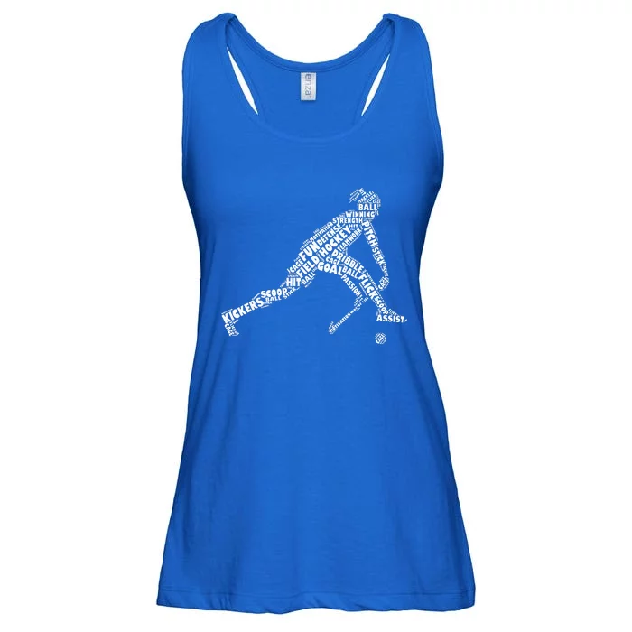 Field Hockey Love Field Hockey Player Ladies Essential Flowy Tank