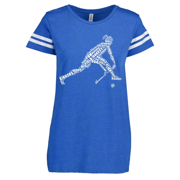 Field Hockey Love Field Hockey Player Enza Ladies Jersey Football T-Shirt