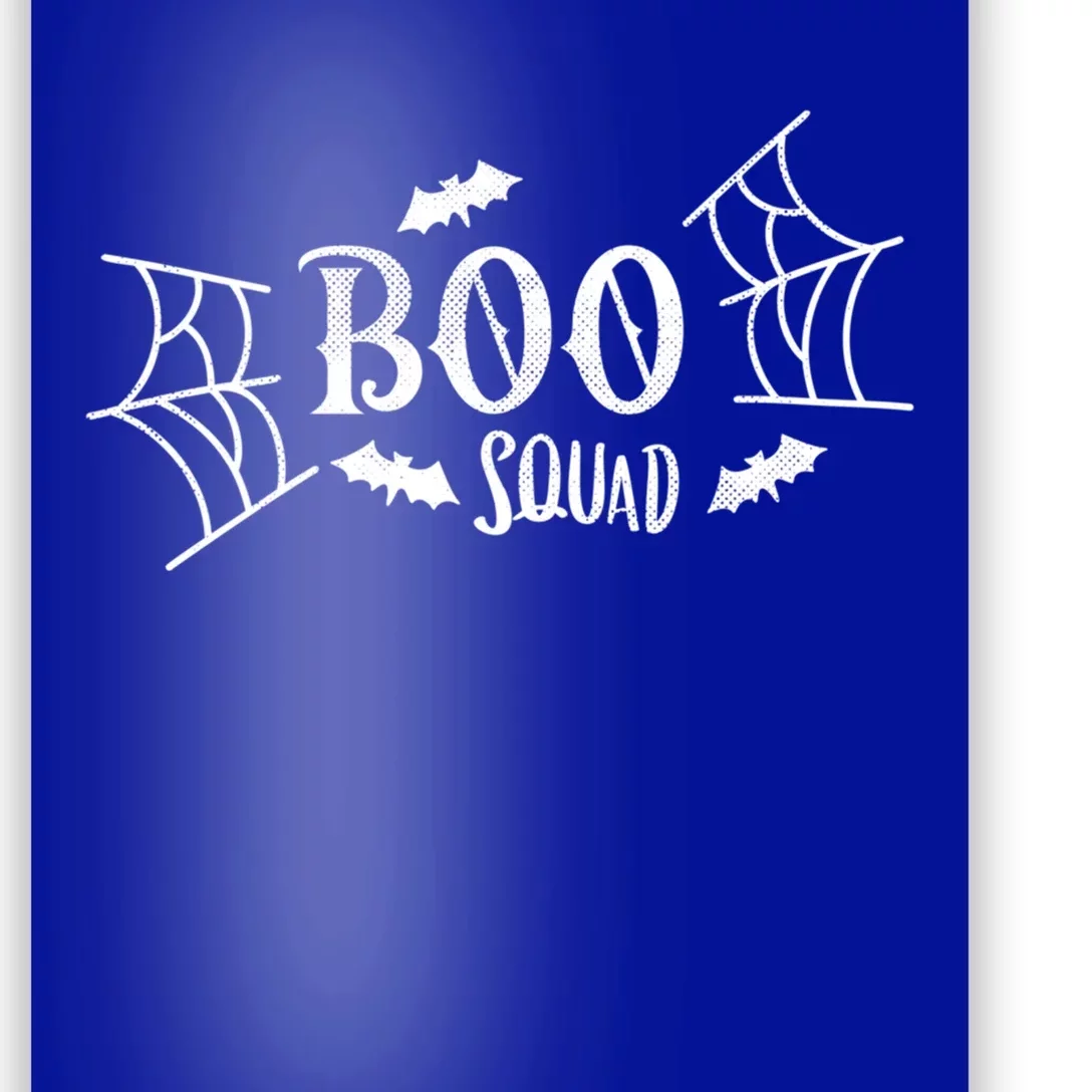 Funny Halloween Lazy Costume Spooky Vibes Bats Boo Squad Gift Poster