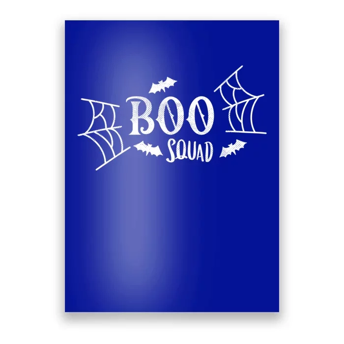 Funny Halloween Lazy Costume Spooky Vibes Bats Boo Squad Gift Poster