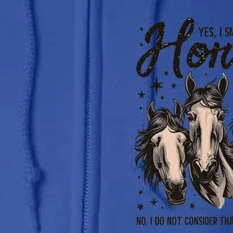 Funny Horse Lover Horse Racing Meaningful Gift Full Zip Hoodie