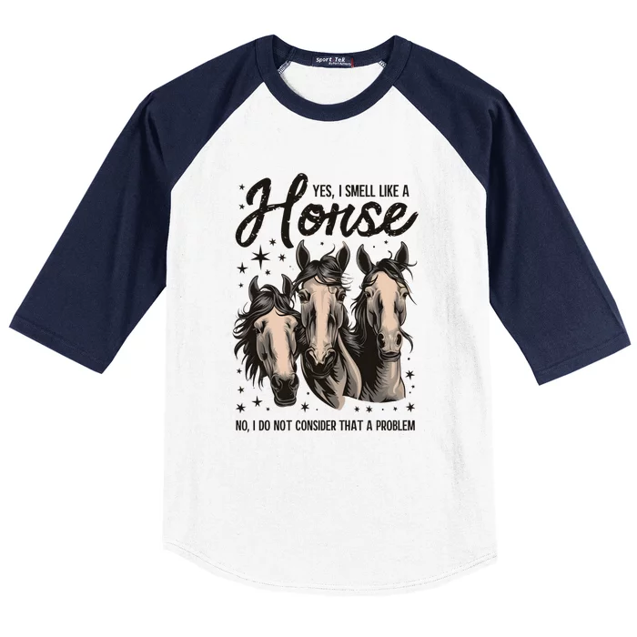 Funny Horse Lover Horse Racing Meaningful Gift Baseball Sleeve Shirt