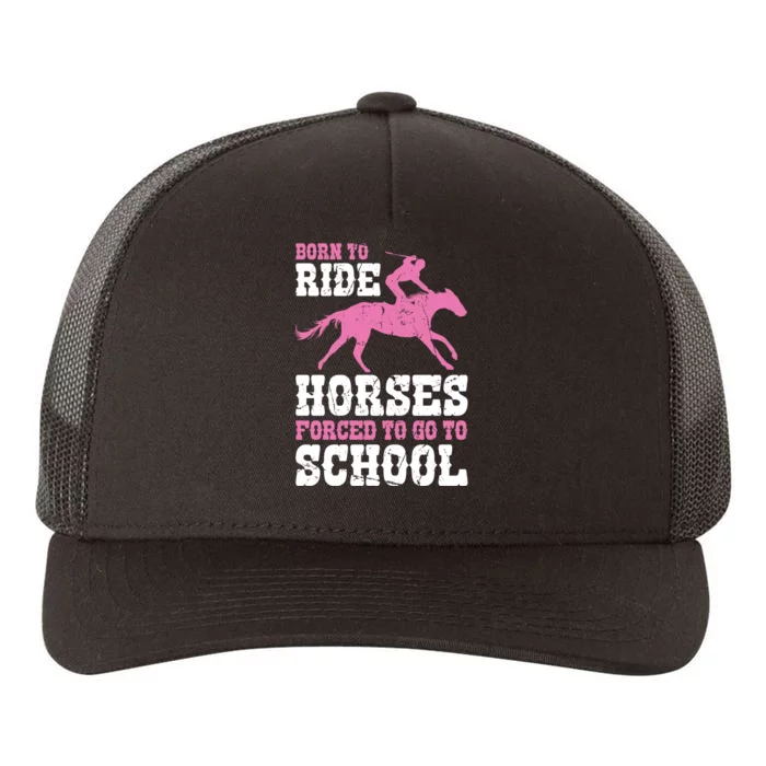 Funny Horse Lover Graphic For Girls And Boys Horse Fan Funny Gift Yupoong Adult 5-Panel Trucker Hat