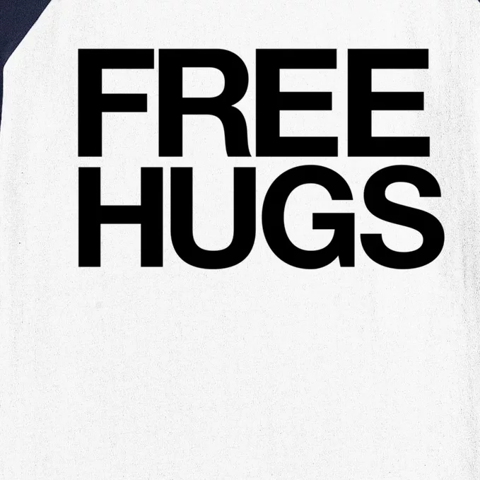 Free Hugs Love People Mum Dad Family Gift Baseball Sleeve Shirt