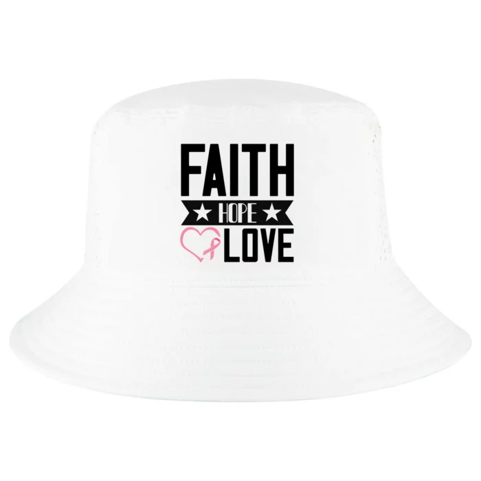 Faith Hope Love Cool Comfort Performance Bucket Hat