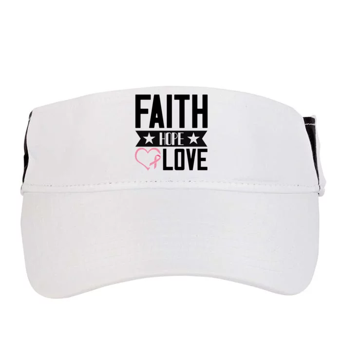 Faith Hope Love Adult Drive Performance Visor