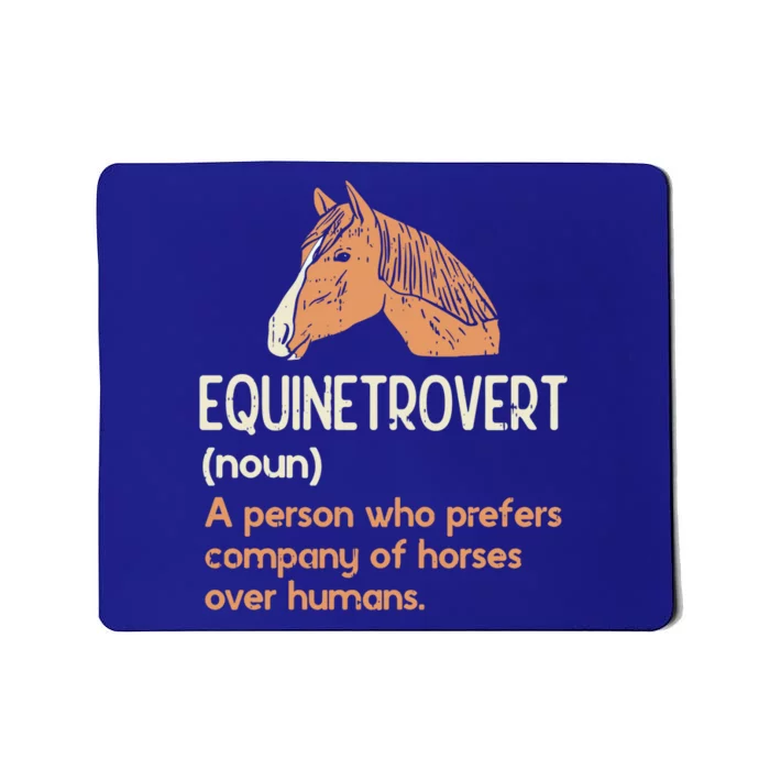 Fun Horse Lover Humor Funny Horse Definition Cute Gift Mousepad