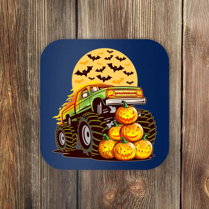 Funny Halloween Monster Truck Coaster