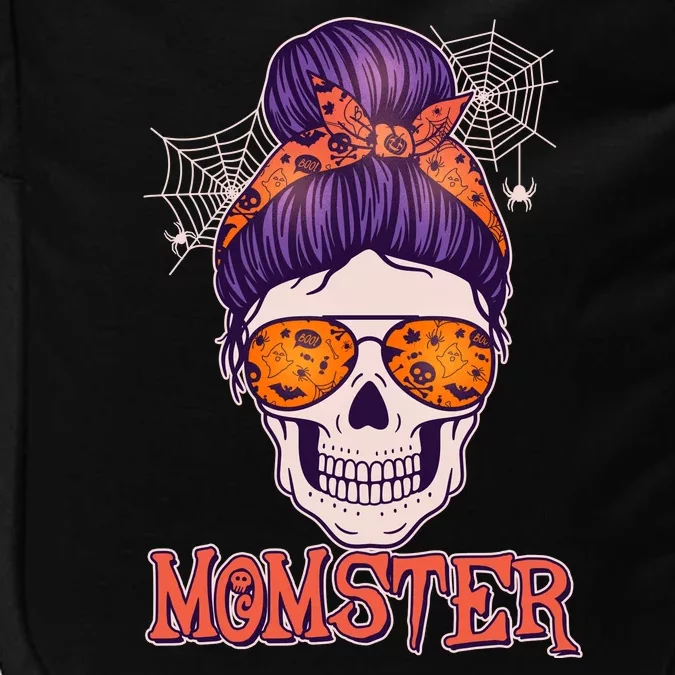 Funny Halloween Momster Monster Skull Impact Tech Backpack