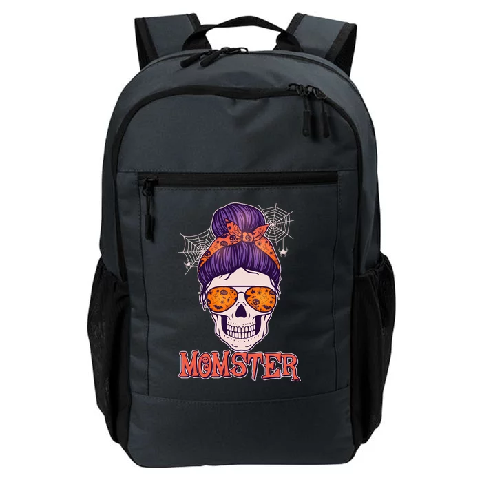 Funny Halloween Momster Monster Skull Daily Commute Backpack