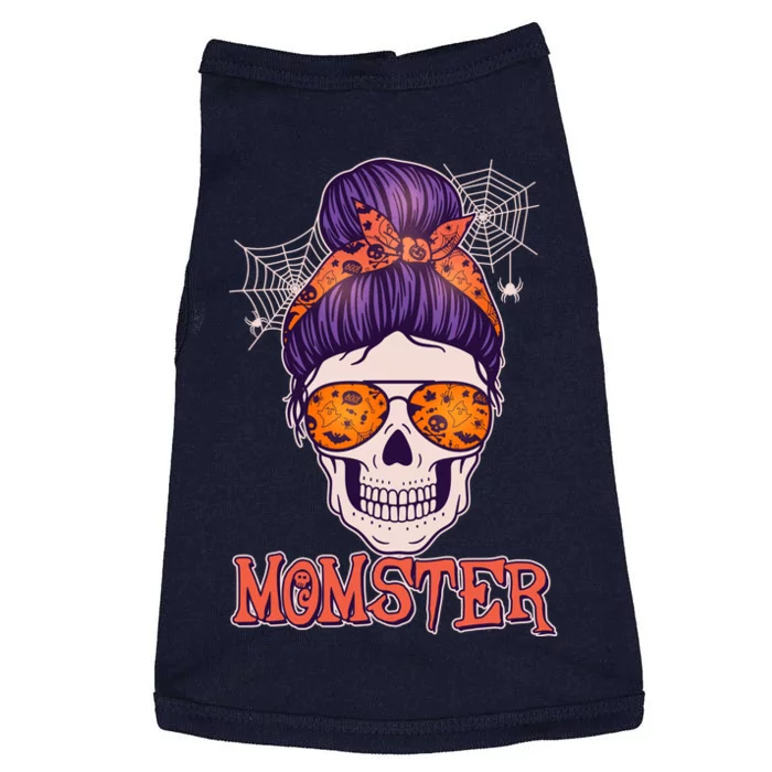 Funny Halloween Momster Monster Skull Doggie Tank