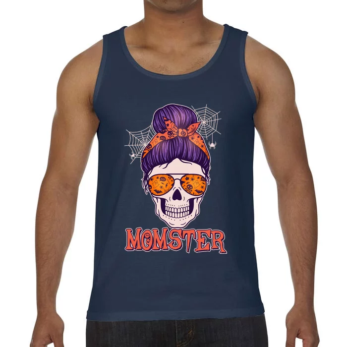 Funny Halloween Momster Monster Skull Comfort Colors® Tank Top