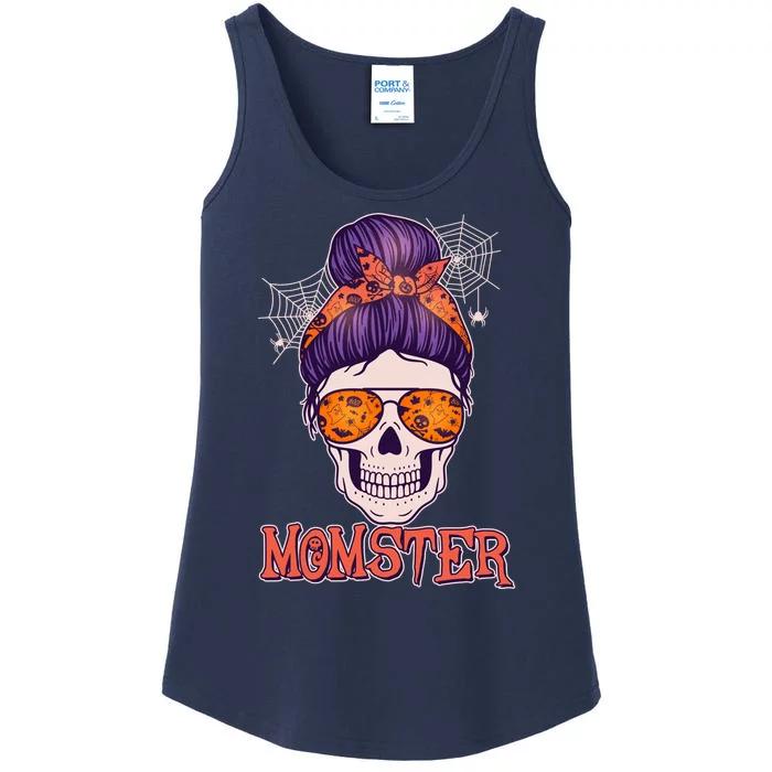 Funny Halloween Momster Monster Skull Ladies Essential Tank