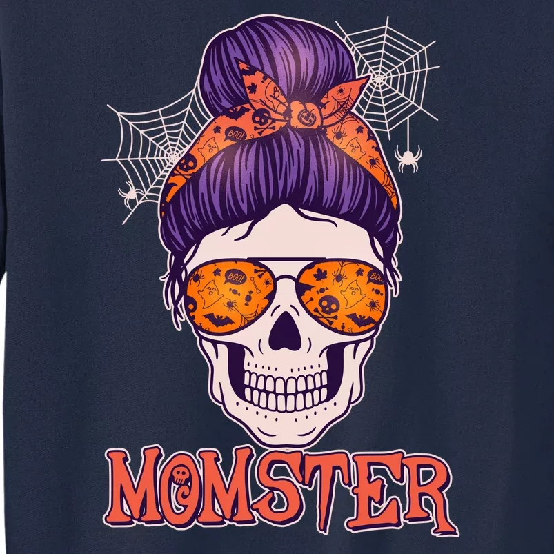 Funny Halloween Momster Monster Skull Tall Sweatshirt