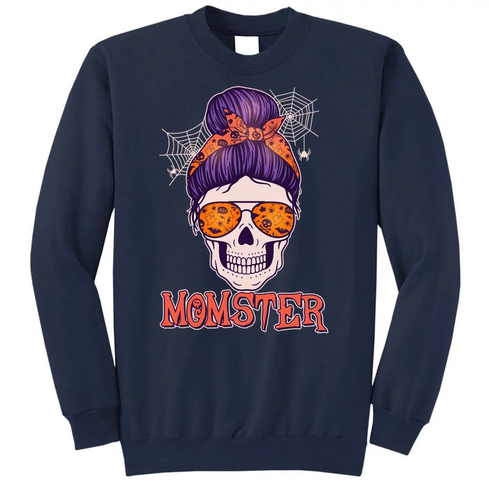 Funny Halloween Momster Monster Skull Tall Sweatshirt