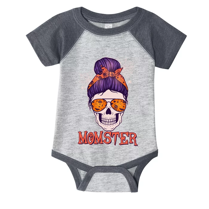 Funny Halloween Momster Monster Skull Infant Baby Jersey Bodysuit