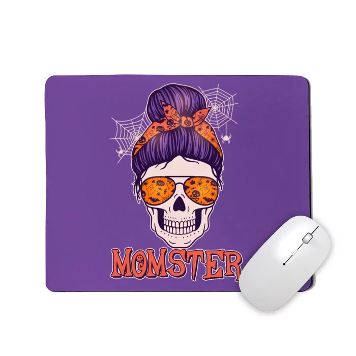 Funny Halloween Momster Monster Skull Mousepad