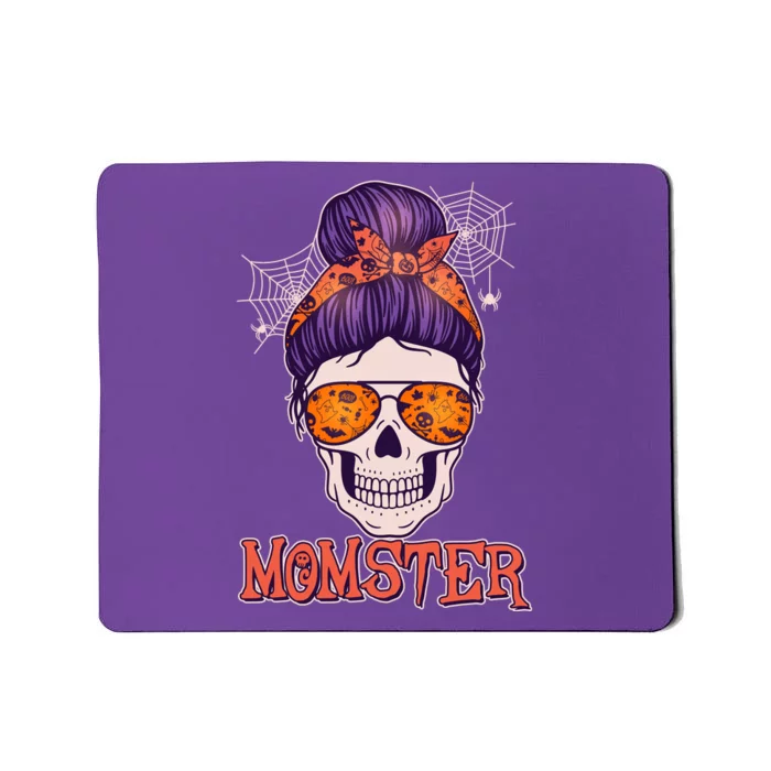 Funny Halloween Momster Monster Skull Mousepad