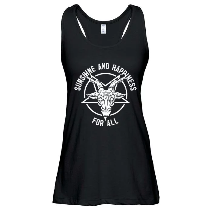 Funny Heavy Metal Band Fan Gift Metalhead Funny Black Goth Style Gift Ladies Essential Flowy Tank