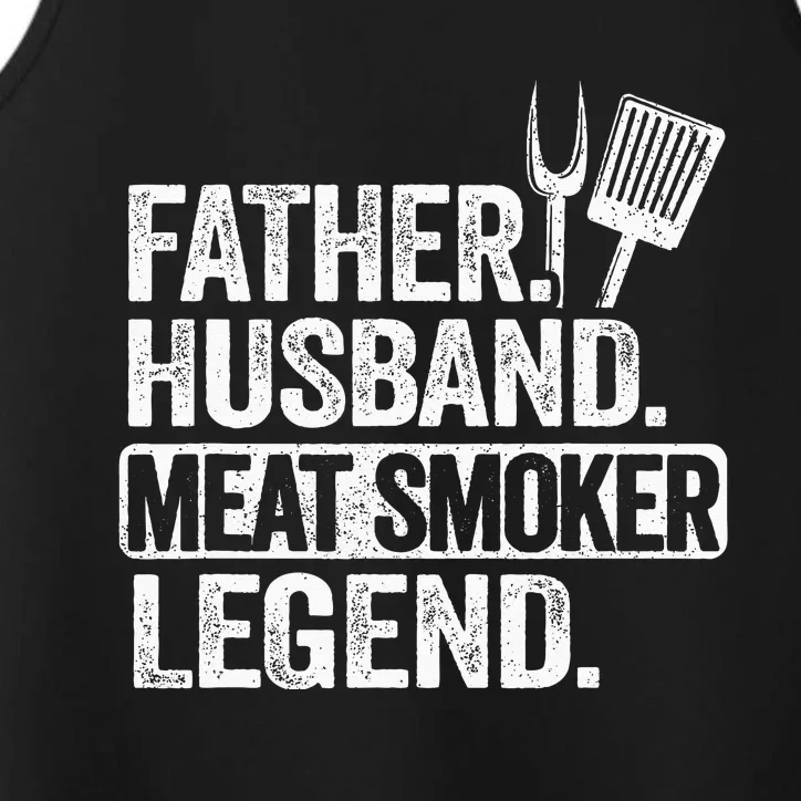 Father Husband Meat Smoker Legend Grilling Dad Meat Smoking Performance Tank