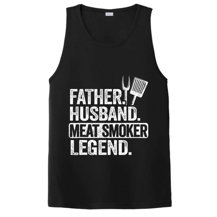 Father Husband Meat Smoker Legend Grilling Dad Meat Smoking Performance Tank