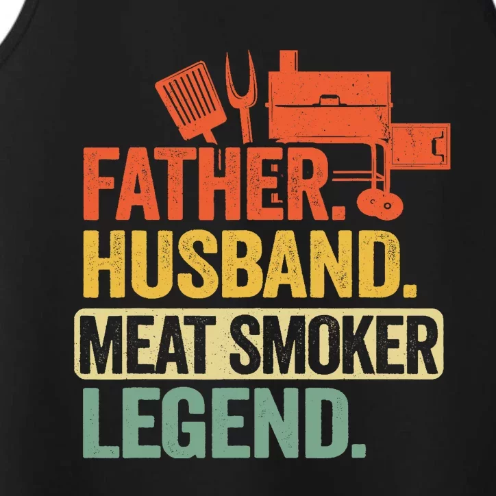 Father Husband Meat Smoker Legend Grilling Dad Meat Smoking Performance Tank