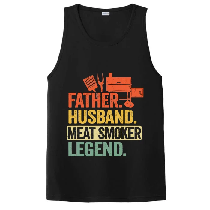 Father Husband Meat Smoker Legend Grilling Dad Meat Smoking Performance Tank