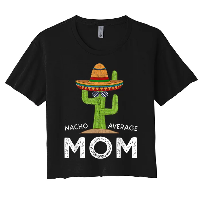 Fun Hilarious Mom Joke | Funny Saying Mom Humor Women's Crop Top Tee