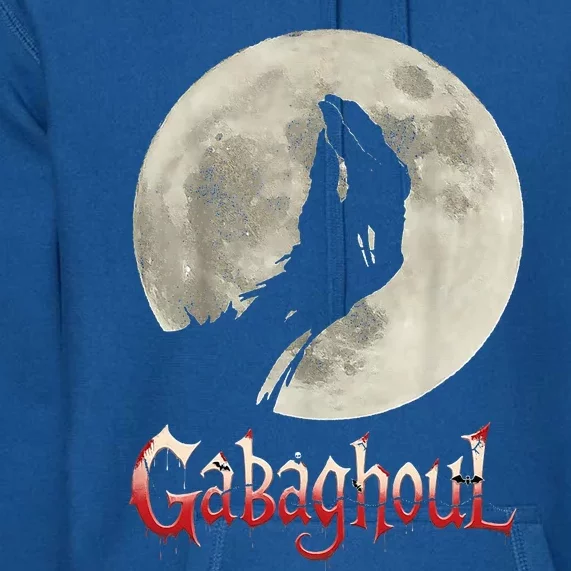 Funny Hand Moon Gabagool Halloween Premium Hoodie