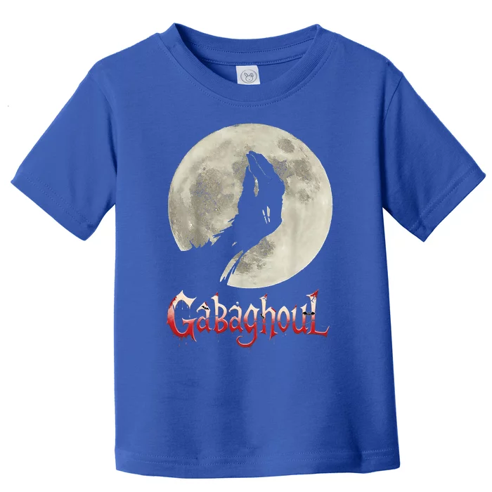 Funny Hand Moon Gabagool Halloween Toddler T-Shirt