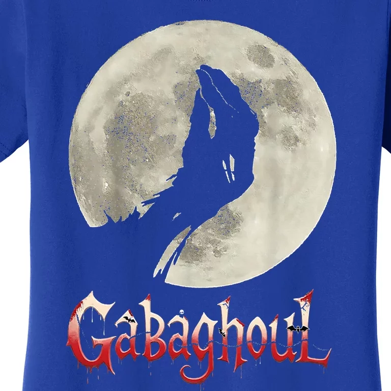 Funny Hand Moon Gabagool Halloween Women's T-Shirt