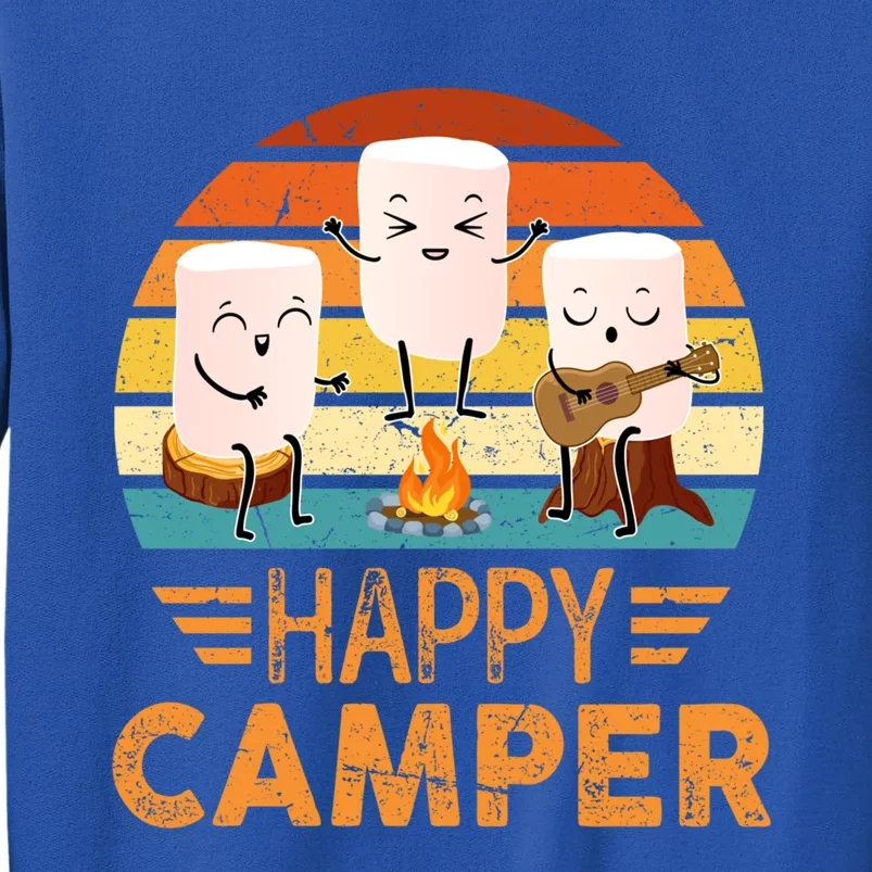 Funny Happy Marshmallow Camper Cute Meaningful Gift Sweatshirt