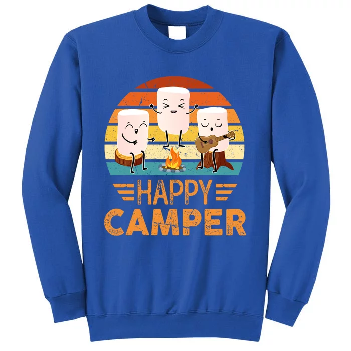 Funny Happy Marshmallow Camper Cute Meaningful Gift Sweatshirt