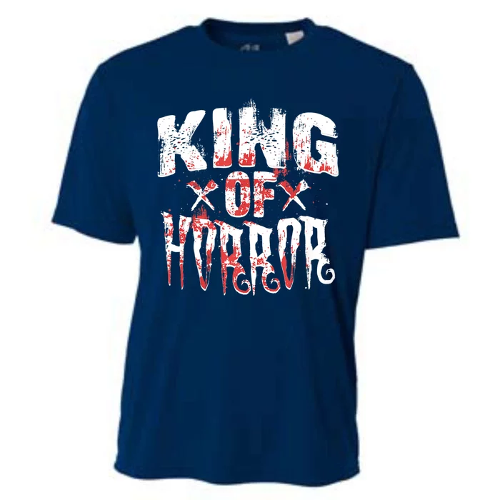 Funny Horror Movie Gift Scary King Of Horror Cooling Performance Crew T-Shirt