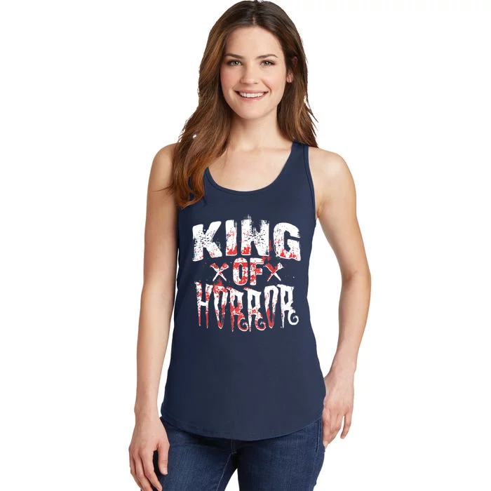 Funny Horror Movie Gift Scary King Of Horror Ladies Essential Tank