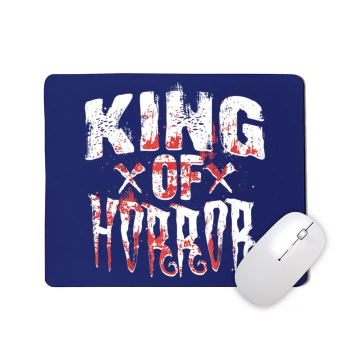 Funny Horror Movie Gift Scary King Of Horror Mousepad