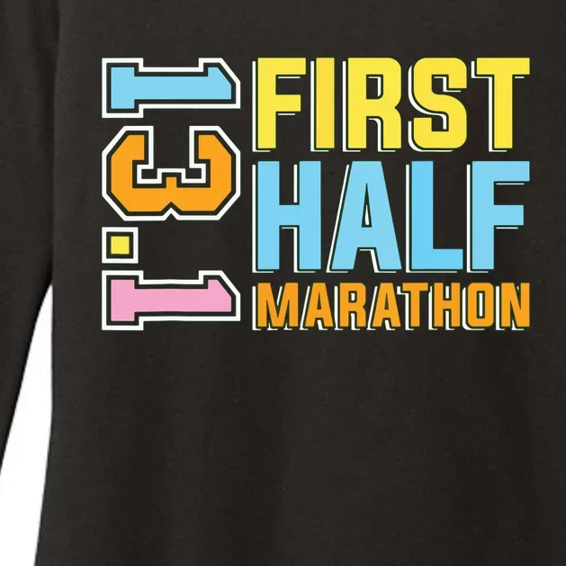 First Half Marathon 131 Trail Runner Training Half Marathon Womens CVC Long Sleeve Shirt