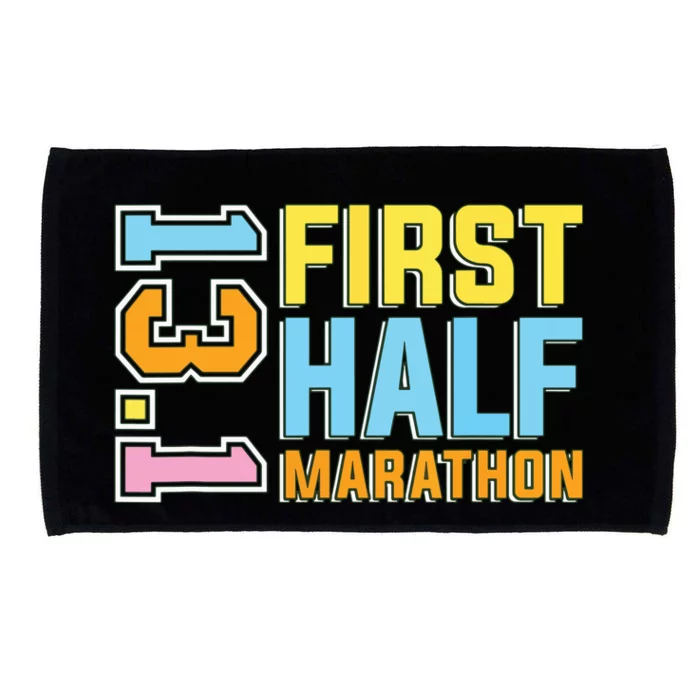 First Half Marathon 131 Trail Runner Training Half Marathon Microfiber Hand Towel