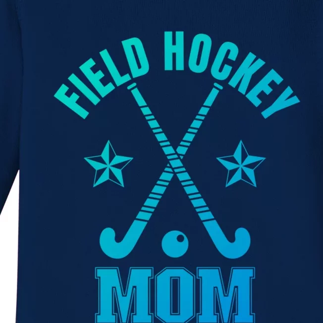 Field Hockey Mom Cute Gift Baby Long Sleeve Bodysuit