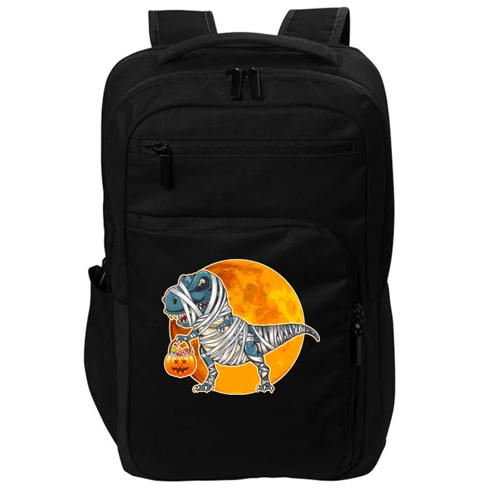 Funny Halloween Mummy TRex Impact Tech Backpack