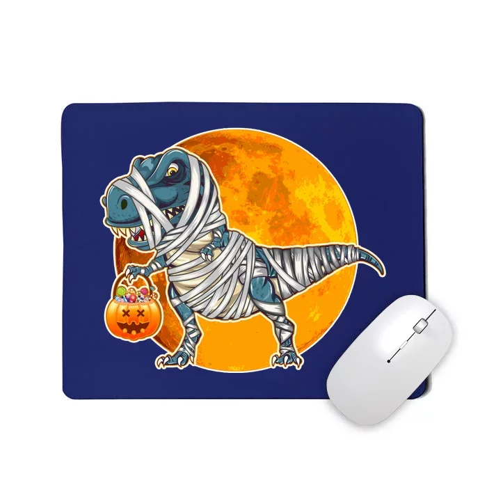 Funny Halloween Mummy TRex Mousepad