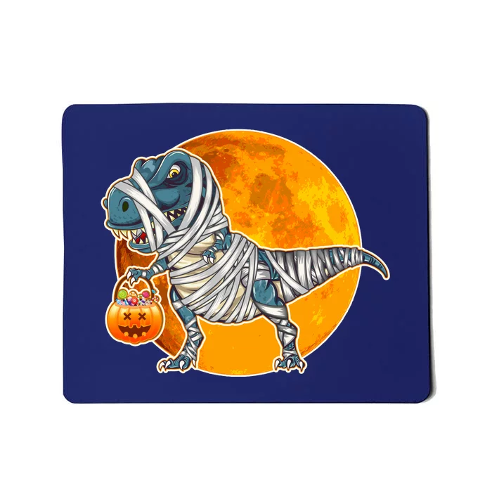 Funny Halloween Mummy TRex Mousepad