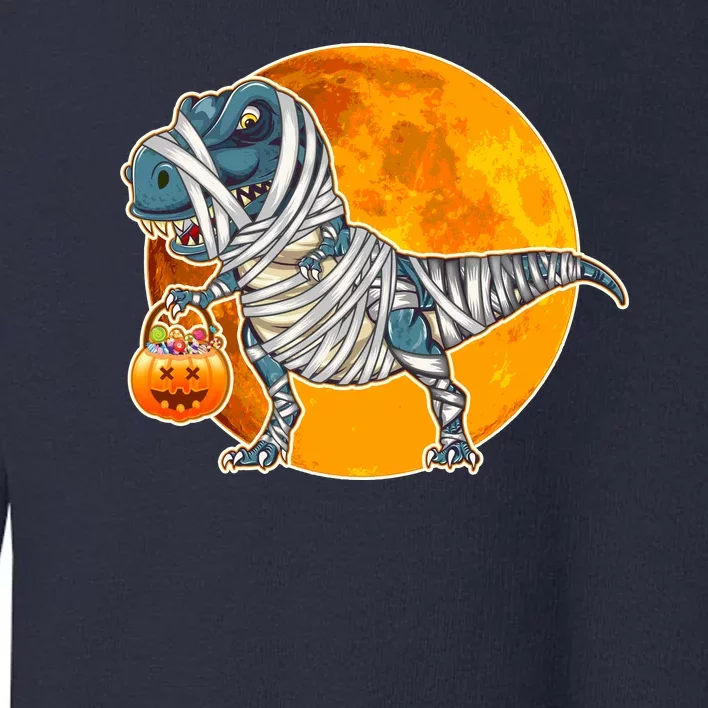 Funny Halloween Mummy TRex Toddler Sweatshirt