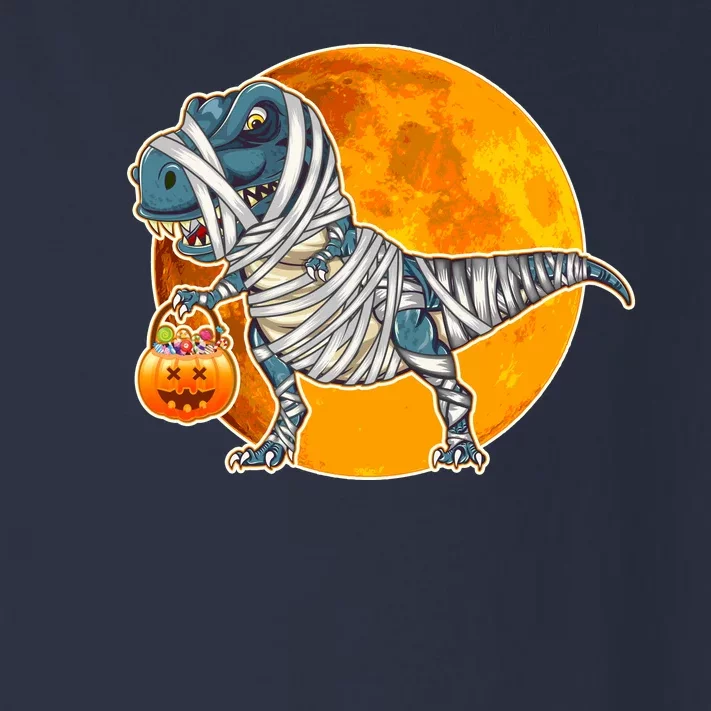 Funny Halloween Mummy TRex Toddler Long Sleeve Shirt