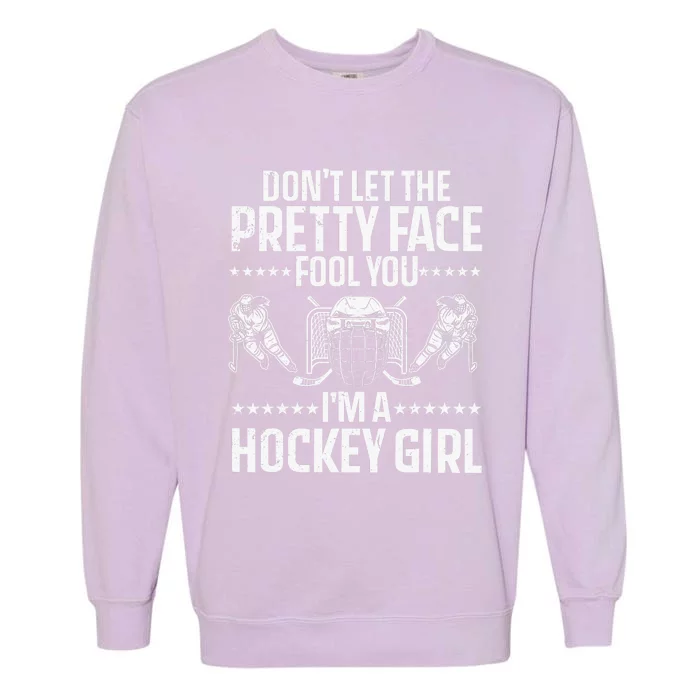 Field Hockey Mom Field Hockey Player Hockey Fan Garment-Dyed Sweatshirt